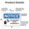 Signmission This Equipment Starts Automatically OSHA Notice Sign, Plastic, 14in W x 10in L, 2PK OS-2PACK-NS-P-1014-L-18614 - alternate 7